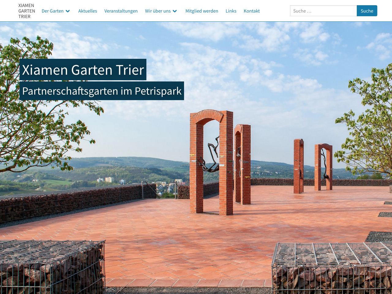 Website Xiamen Garten Trier